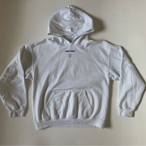 Lonely Ghost White Hoodie